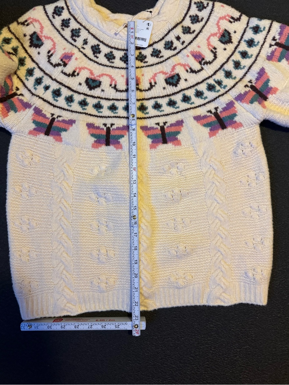 Free People Blooming Bobbles Sweater NWT Size Medium - Picture 8 of 9